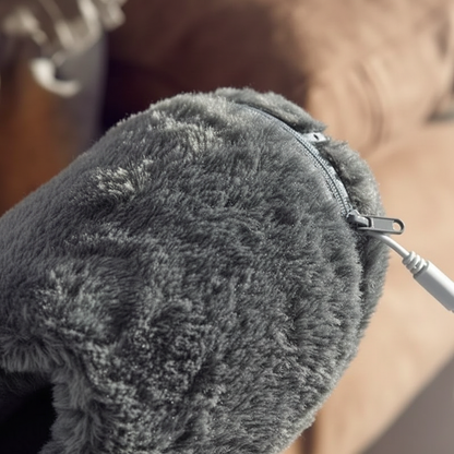 Heizbare Hausschuhe USB Warm mit Fußwärmer