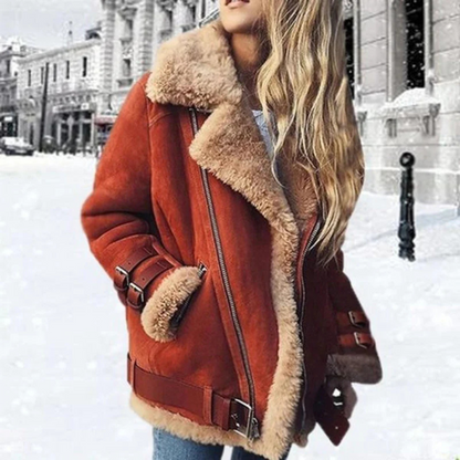 Elarova |  Übergroße warme Jacke für Damen