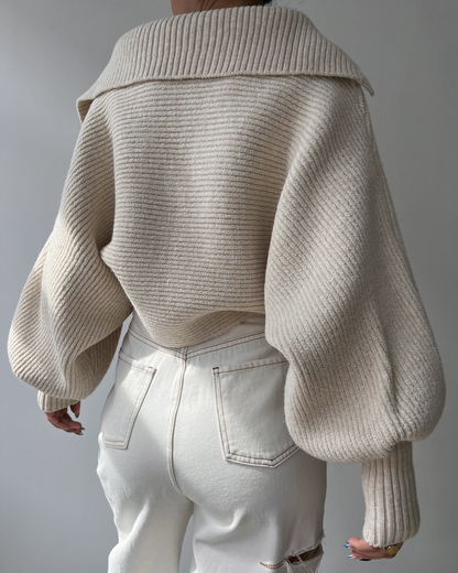 Elarova |  Übergroßer Strickpullover für Damen