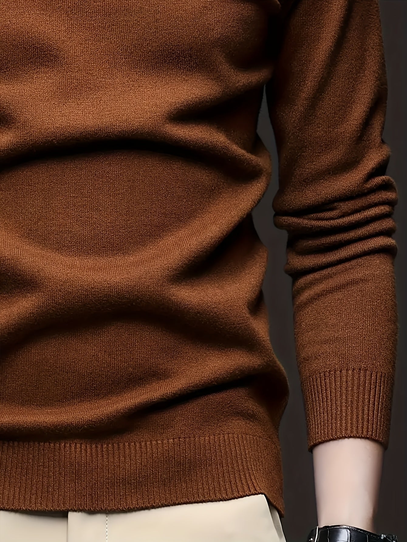 UrbanKnit™ – Eleganter Herren Rollkragenpullover für maximalen Komfort
