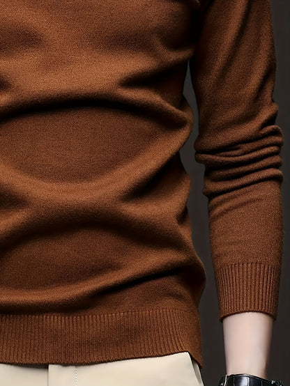 UrbanKnit™ – Eleganter Herren Rollkragenpullover für maximalen Komfort