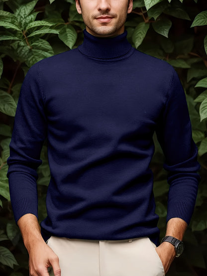 UrbanKnit™ – Eleganter Herren Rollkragenpullover für maximalen Komfort