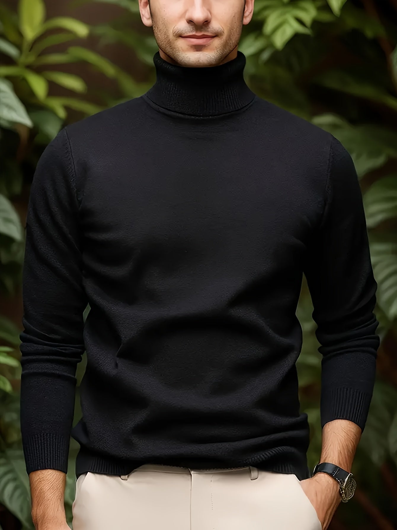 UrbanKnit™ – Eleganter Herren Rollkragenpullover für maximalen Komfort