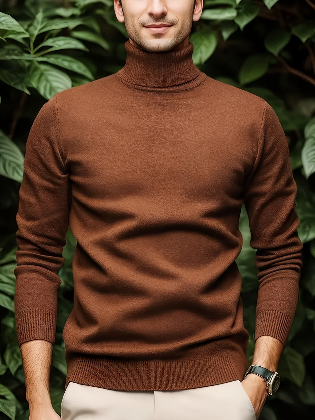 UrbanKnit™ – Eleganter Herren Rollkragenpullover für maximalen Komfort