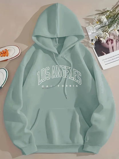 UrbanVibe™ – Trendiger Damen Hoodie mit Los Angeles Print