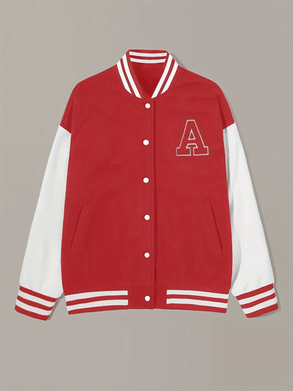 UrbanVogue™ – Damen Bomberjacke mit Baseballkragen