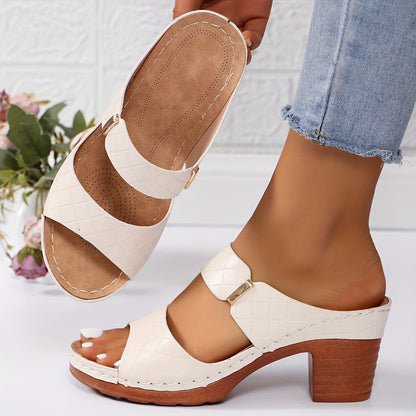 Velonza™ – Damen Plateau Sandalen mit Stabiler Ferse & Optimalem Komfort