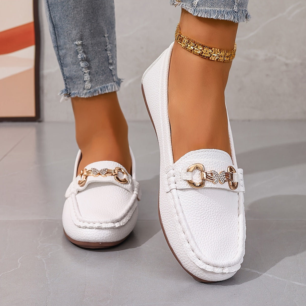 Veloura™ – Elegante Damen Slipper mit Kristall Schmetterlings Dekor