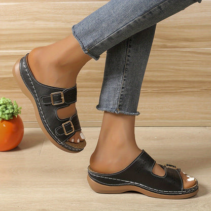 Veloya™ – Damen Sommerschuhe Atmungsaktive Sandalen mit Verstellbarem Riemen 5