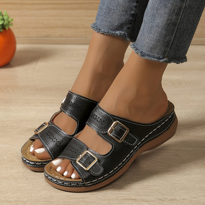 Veloya™ – Damen Sommerschuhe Atmungsaktive Sandalen mit Verstellbarem Riemen 6