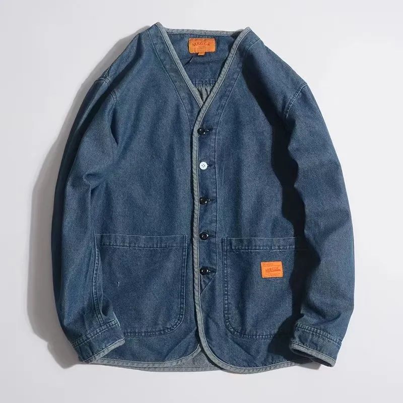 Vintage Herren Jeansjacke im französischen Stil - Eric