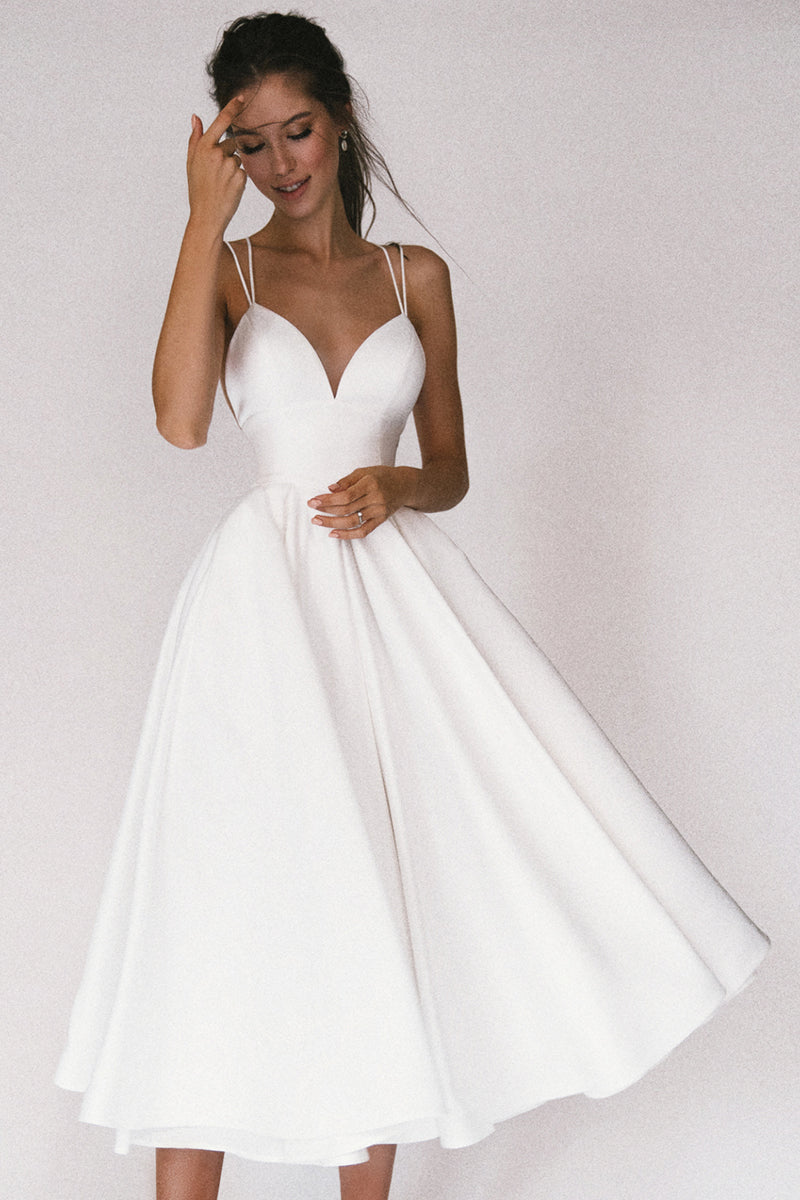 VitaLux™ – Damen Kleid V-Ausschnitt Elegante Passform für Besondere Anlässe