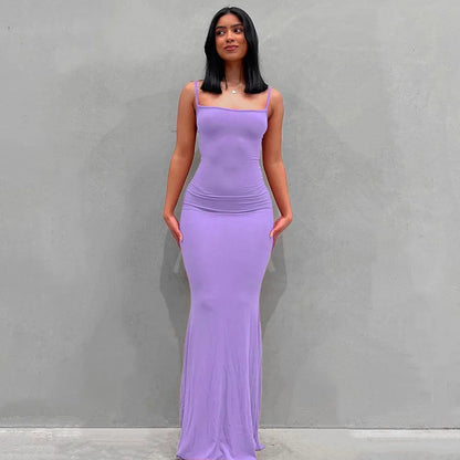 Vivara™ – Sexy Maxikleid mit Spaghettiträgern