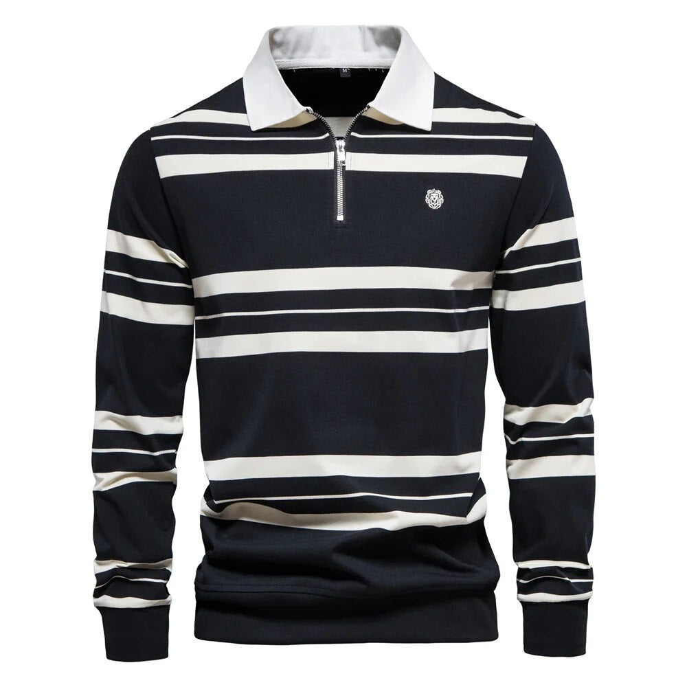 Wade Poloshirt mit langen Ärmeln