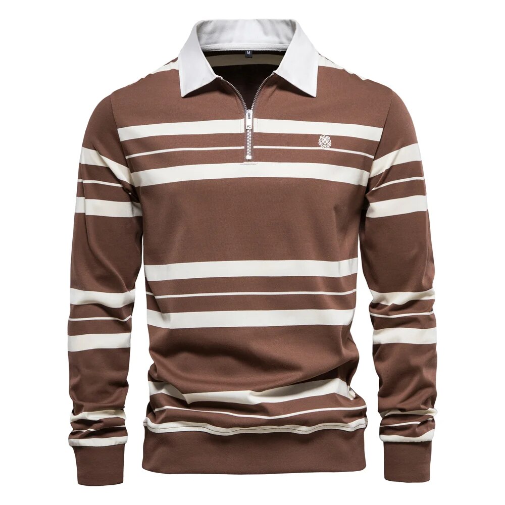 Wade Poloshirt mit langen Ärmeln