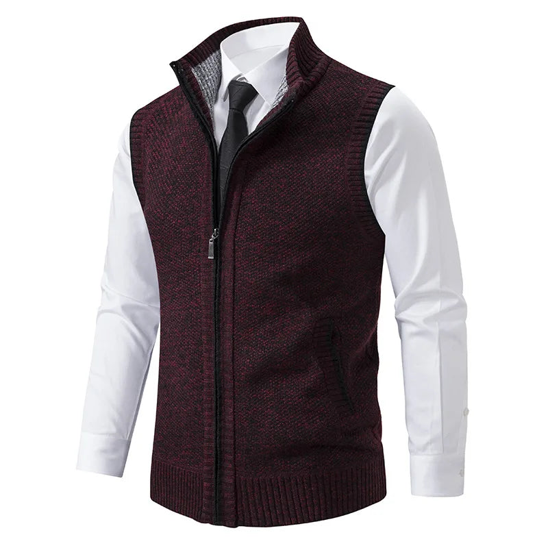 Warme Strickweste für Herren – Alden