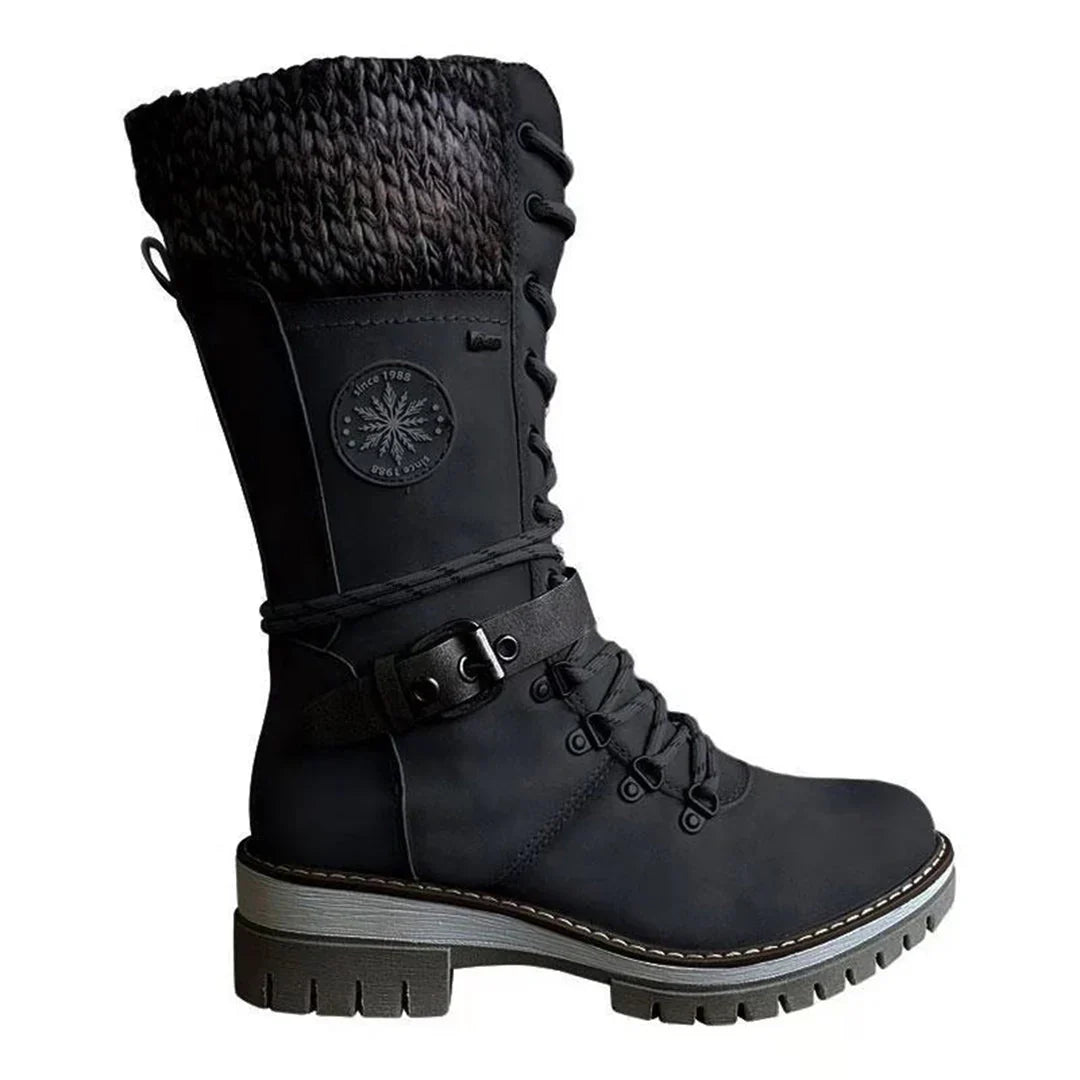 Warme, wasserdichte und rutschfeste orthopädische Winterstiefel für Damen