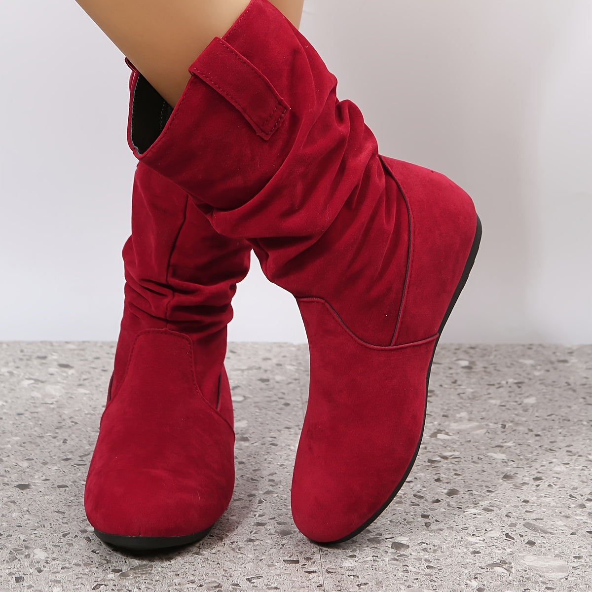 Warme, weiche gefütterte Wella Stiefelette