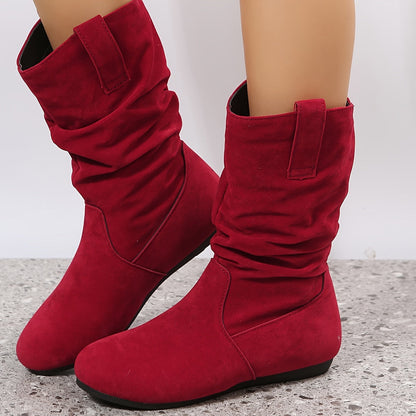 Warme, weiche gefütterte Wella Stiefelette