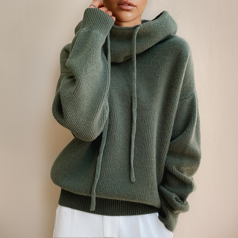 Warmer Wollpullover Leonie mit Rollkragen