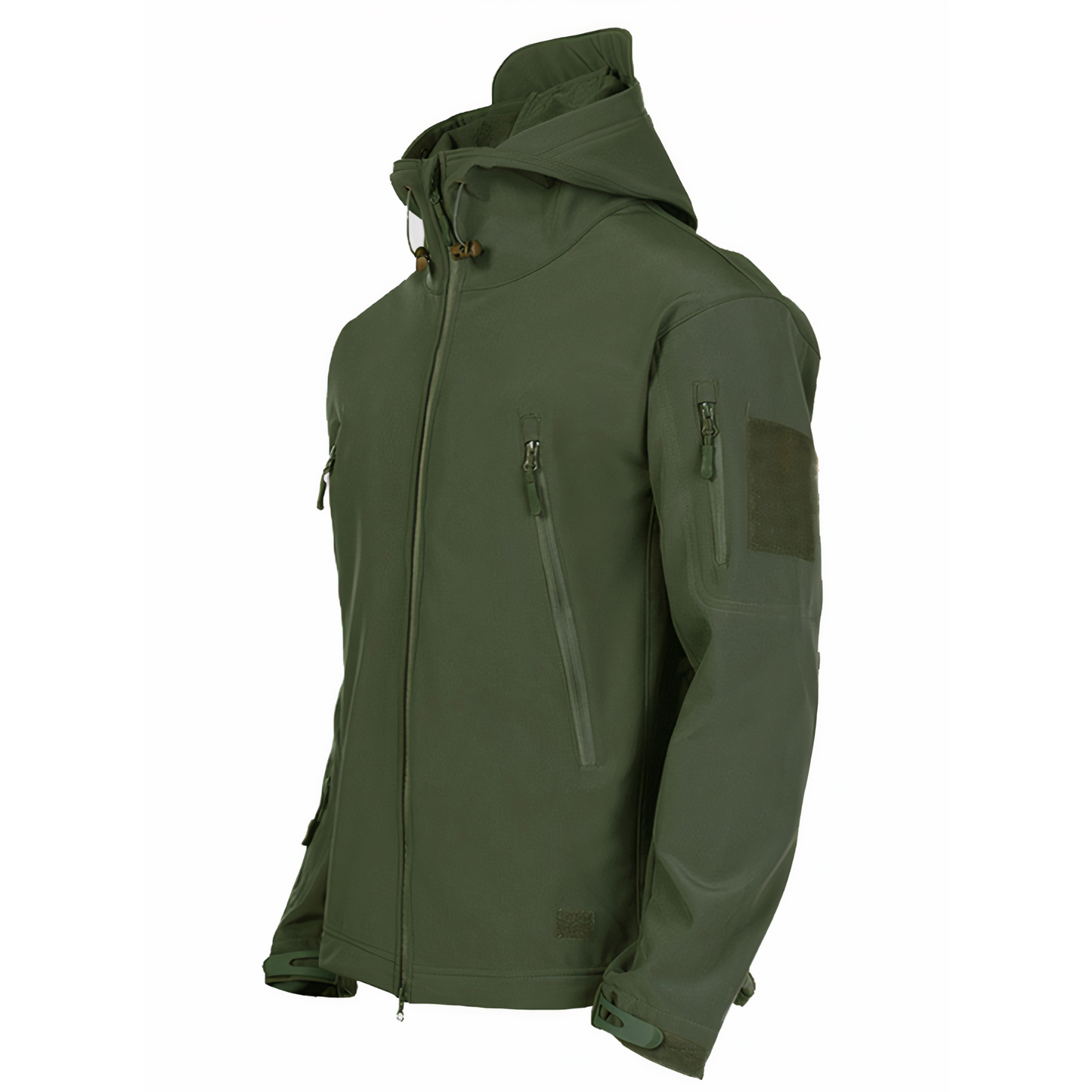 Wasserdichte Kapuzenjacke im Armee-Stil - Dawson