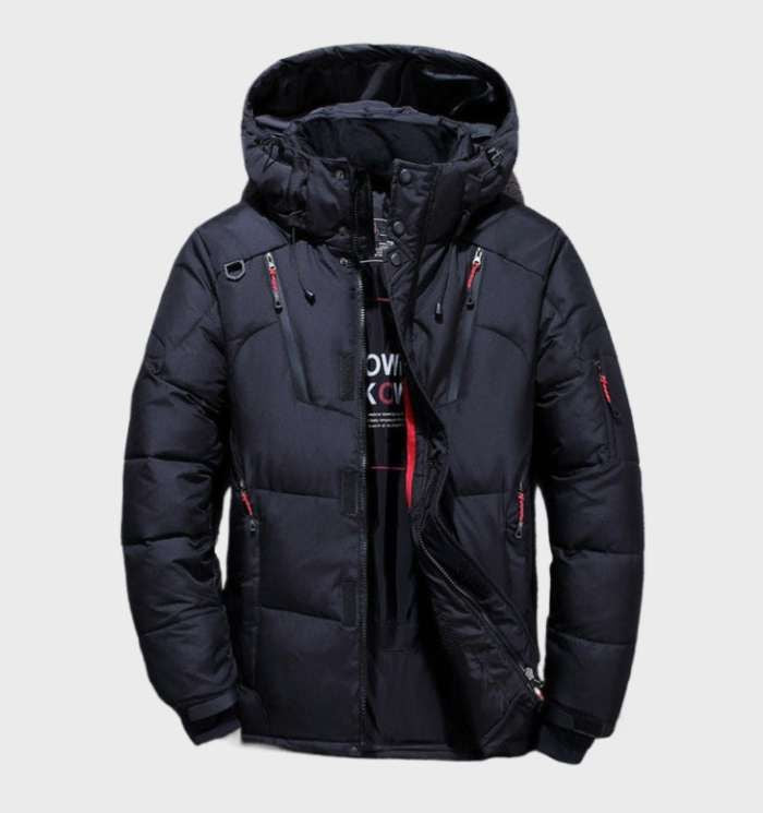 Wasserdichte und winddichte Daunenjacke für Herren – Modell Benedikt