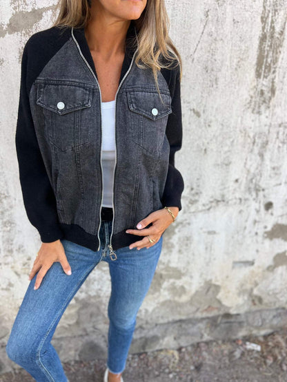 Elarova |  Weiche Reißverschlussjacke für Damen
