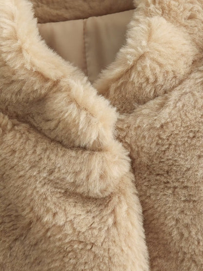 Elarova |  Weiche Teddybär-Jacke für Damen