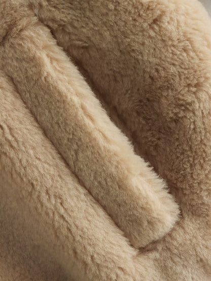 Elarova |  Weiche Teddybär-Jacke für Damen