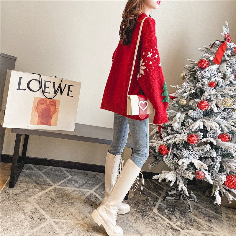 Weihnachtspullover – Warmer, Weicher Weihnachts-Pulli für die Festtage