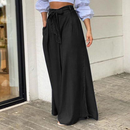 Weite Denim-Sommerhose in Übergröße von Melanie