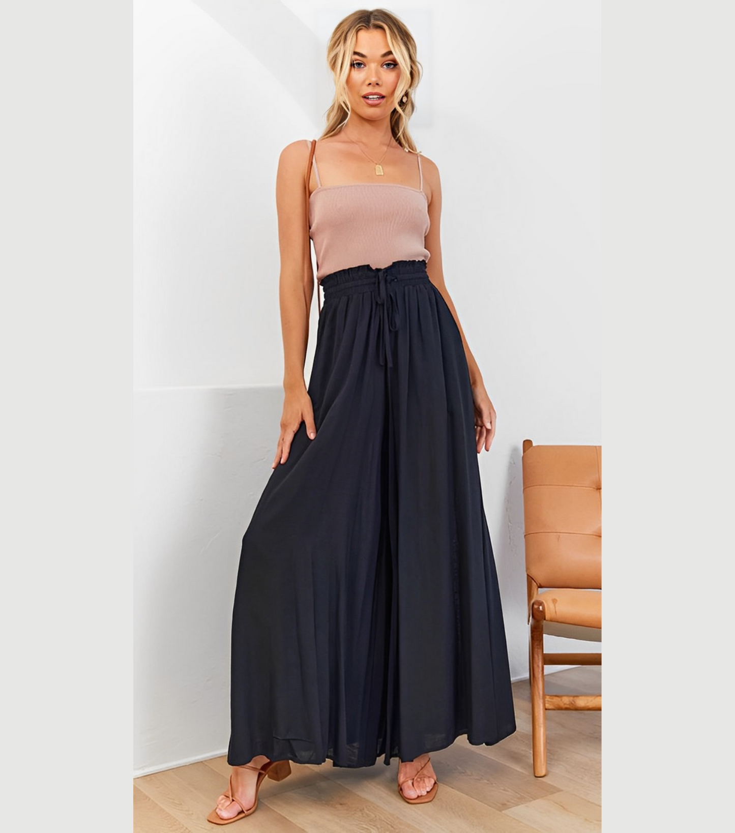Weite, lockere, hoch taillierte Hose von Jamie