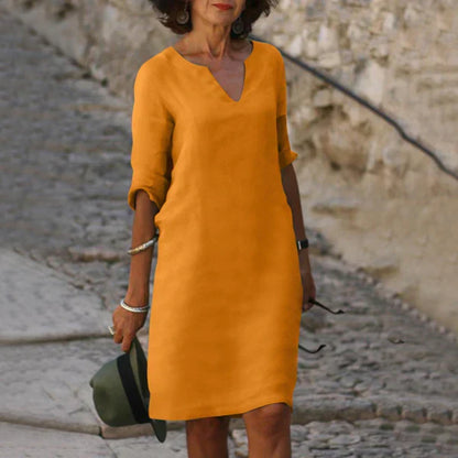 Wendy™ – Damen Kleid mit V-Ausschnitt