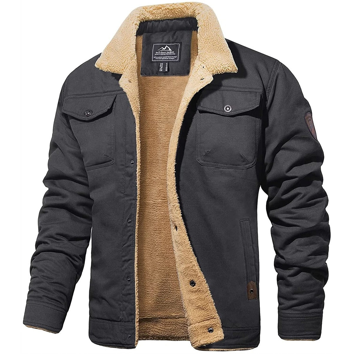 FrostShield™ – Robuste Herren Winter Bomberjacke