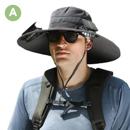 Outdoor Sonnenhut Kühlventilator Schirmmütze