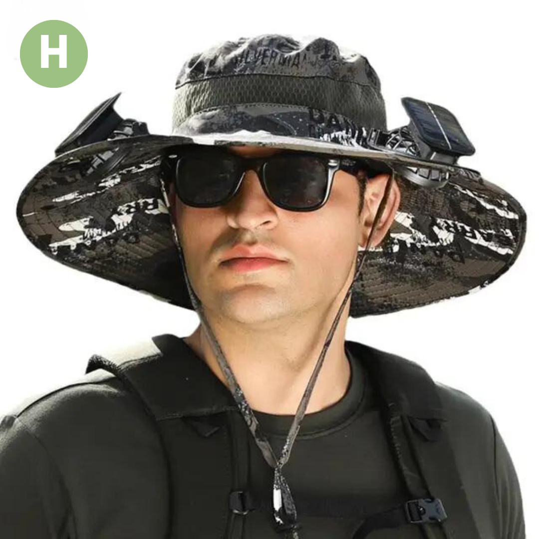 Outdoor Sonnenhut Kühlventilator Schirmmütze