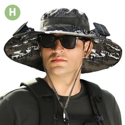 Outdoor Sonnenhut Kühlventilator Schirmmütze