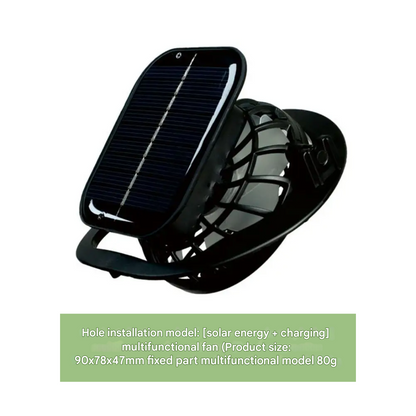 Outdoor Sonnenhut Kühlventilator Schirmmütze