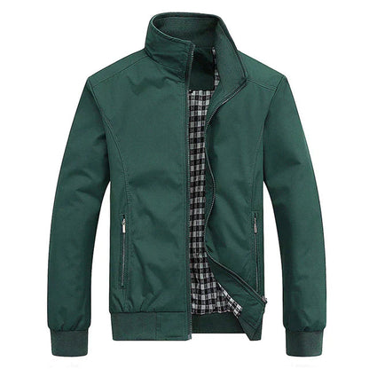 Elarova |  Winddichte Herrenjacke mit hohem Kragen