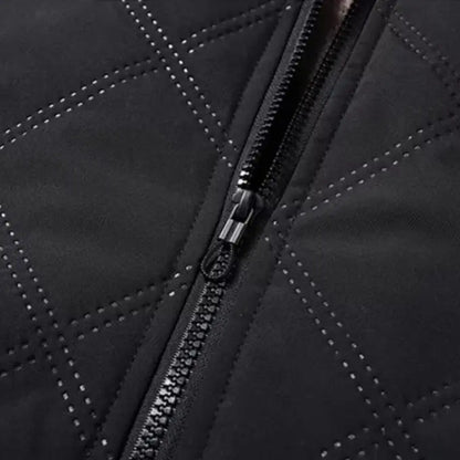 Windichte Herren Winter Jacke mit Fleece Innenfutter
