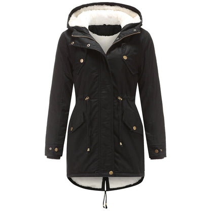 Elarova |  Winterjacke mit Kordelzug für Damen