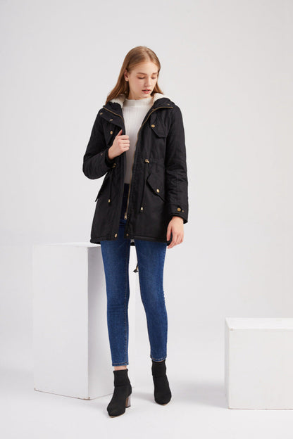 Elarova |  Winterjacke mit Kordelzug für Damen