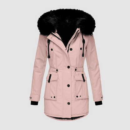 Elarova |  Winterparka mit Knöpfen für Damen