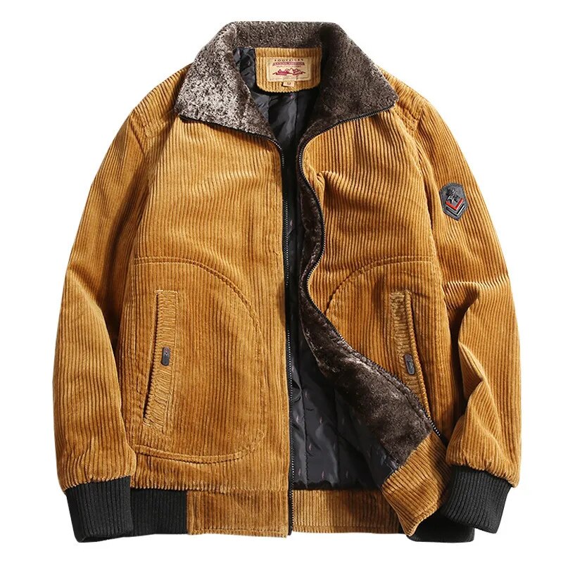 Wintertaugliche Herren-Samtjacke in Premiumqualität - Gabriel