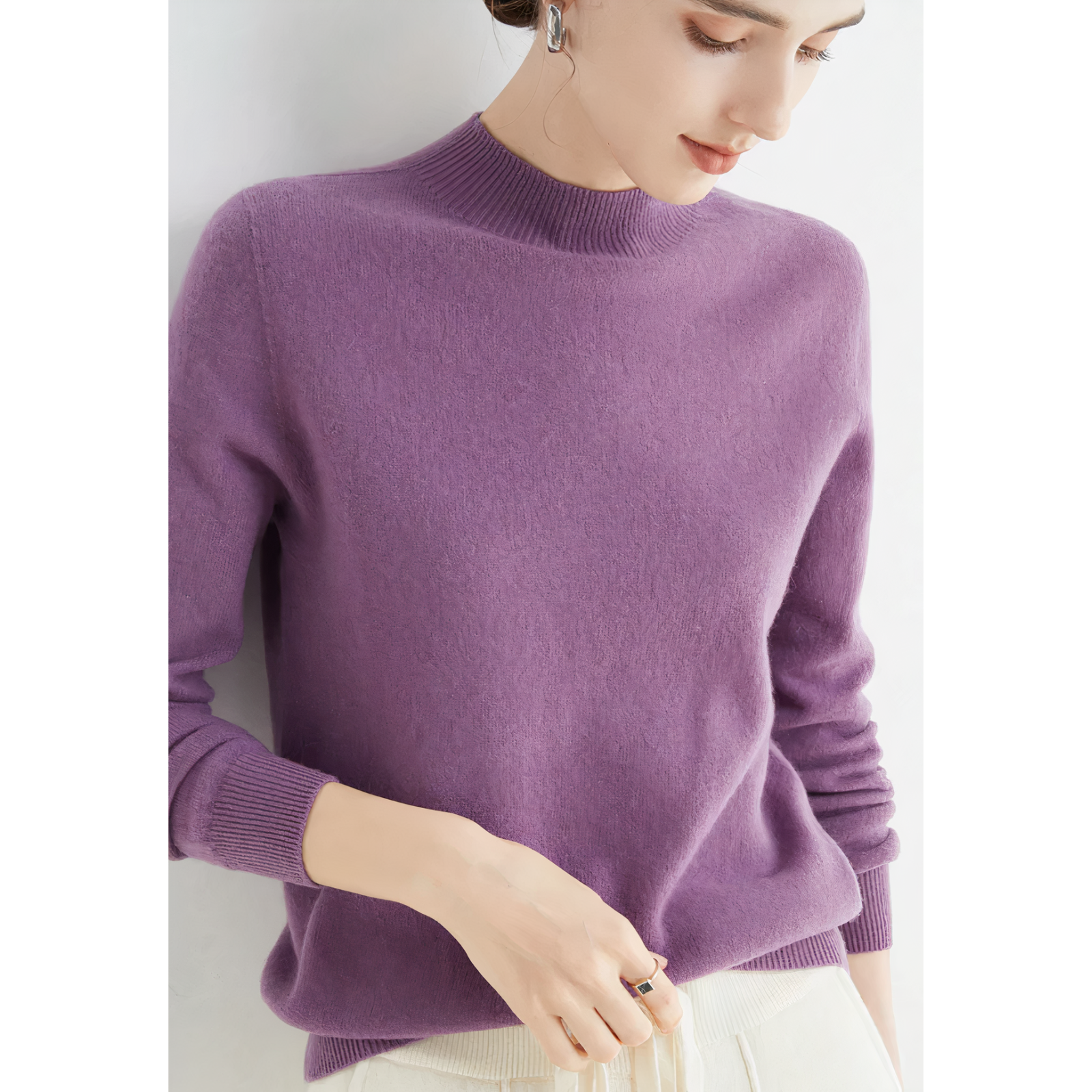 LuxeWeave™ – Premium Kaschmir Strickpullover Damen