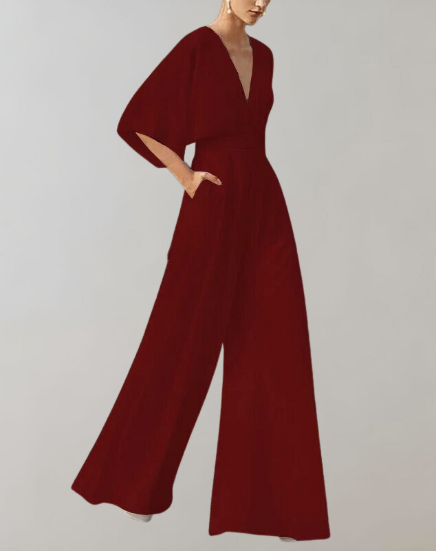 Yoko: Lockerer Jumpsuit mit weitem Bein