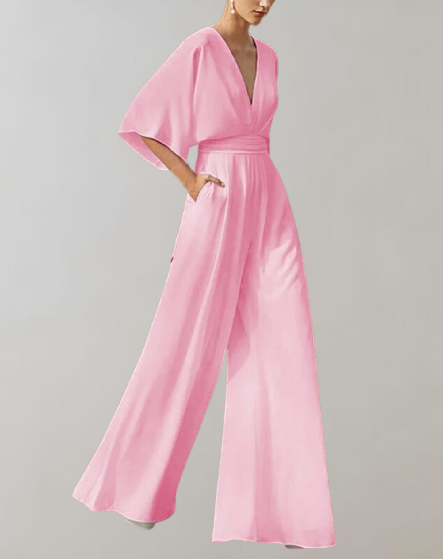 Yoko: Lockerer Jumpsuit mit weitem Bein