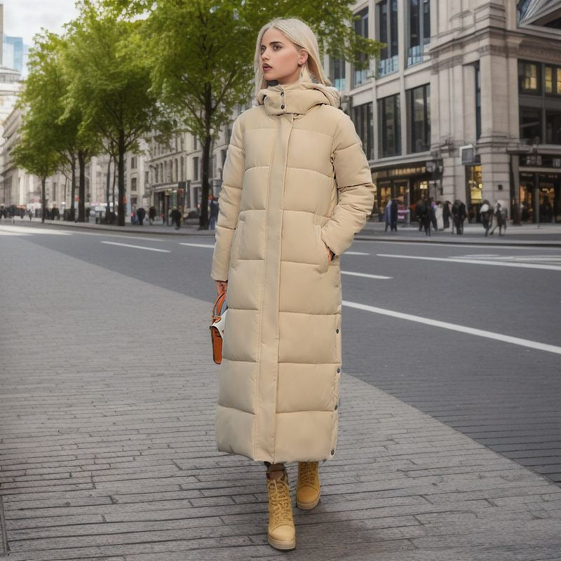 Yrenna Langer Wintermantel