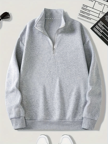 ZipVista™ – Herren Sweatshirt mit komfortablem Viertelreißverschluss