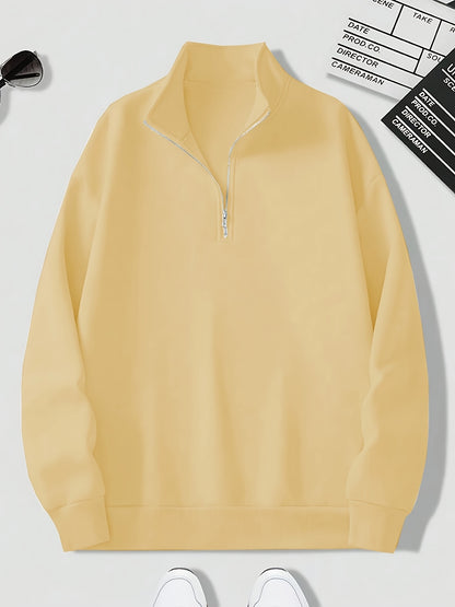 ZipVista™ – Herren Sweatshirt mit komfortablem Viertelreißverschluss